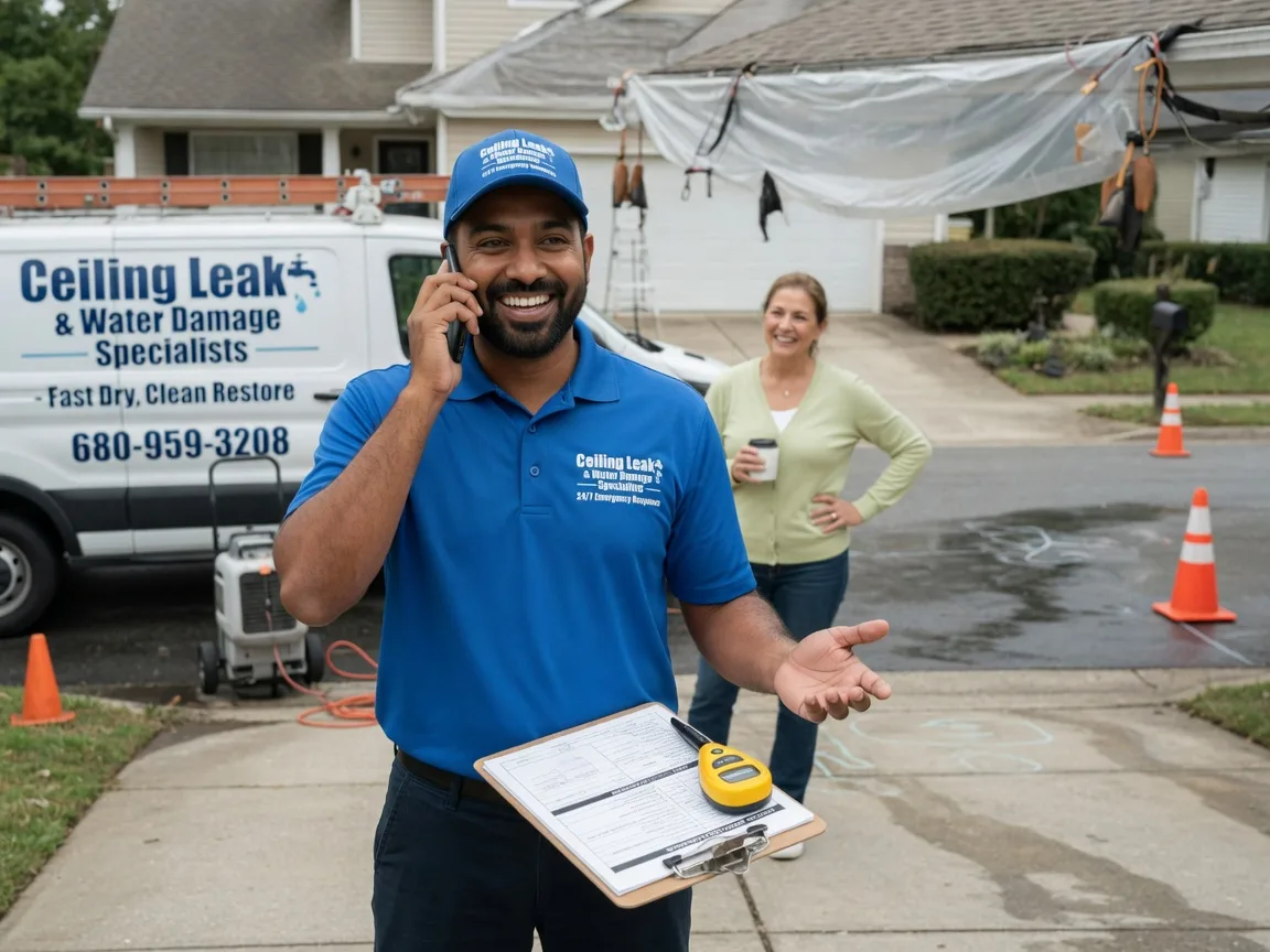 Ceiling Leak Cleanup Ericson, NE FAQs